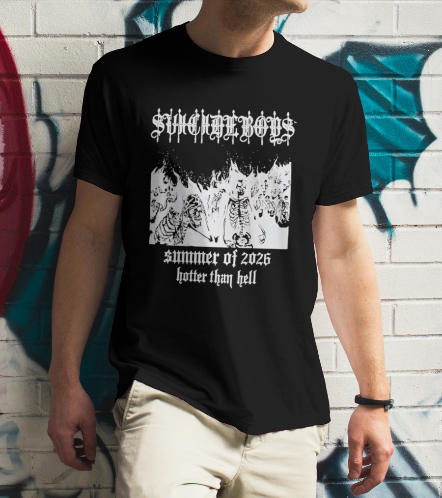 Suicideboys Summer Of 2026 Hotter Than Hell Skeletons T-Shirt