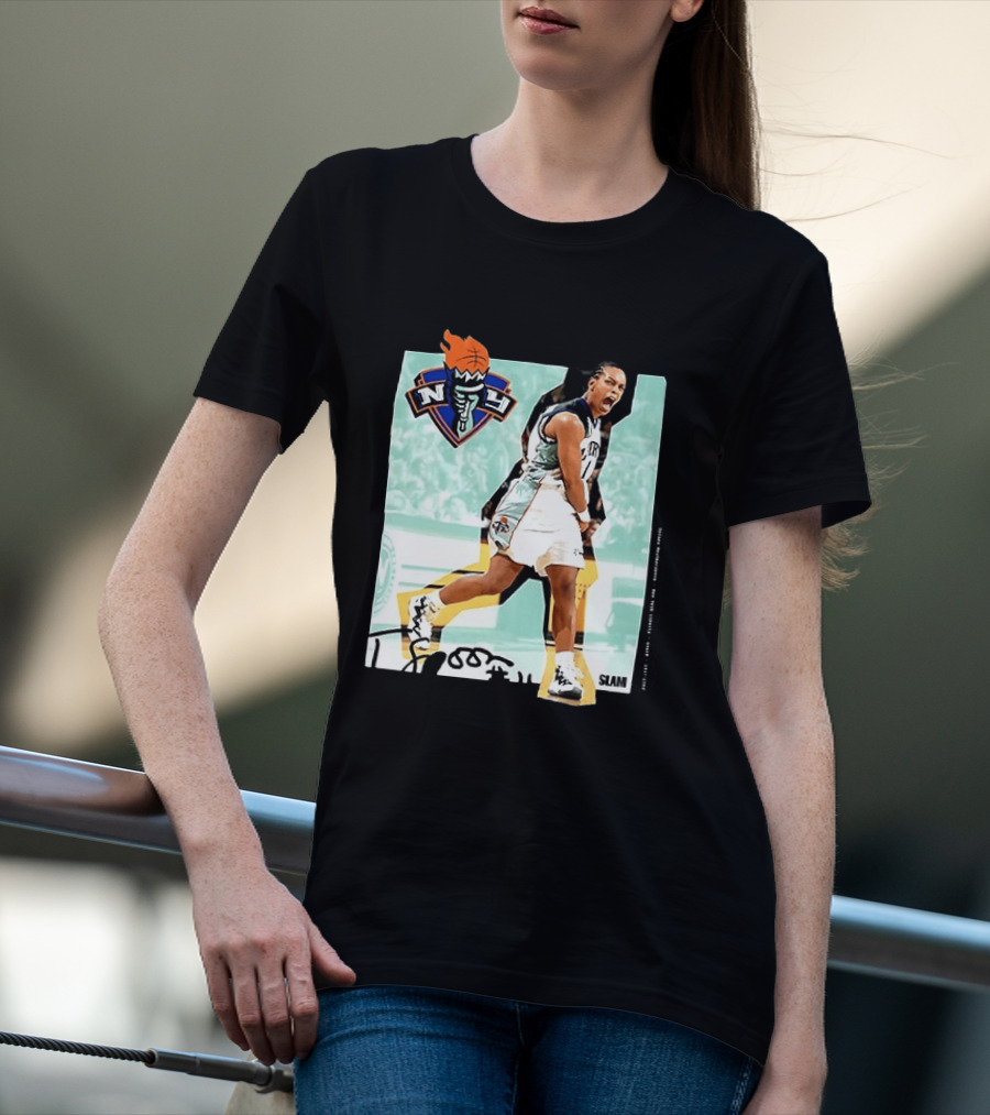 WNBA Legends Teresa Weatherspoon New York Liberty SLAM T-Shirt