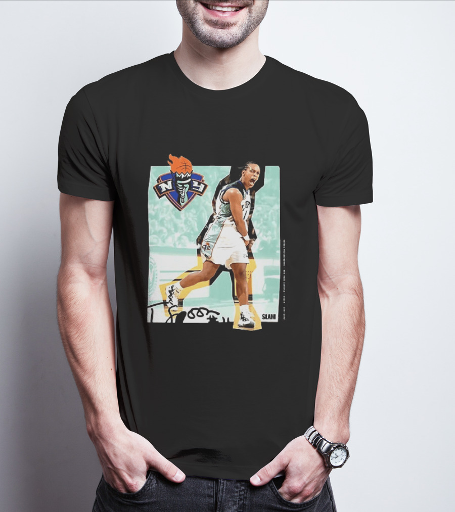 WNBA Legends Teresa Weatherspoon New York Liberty SLAM T-Shirt
