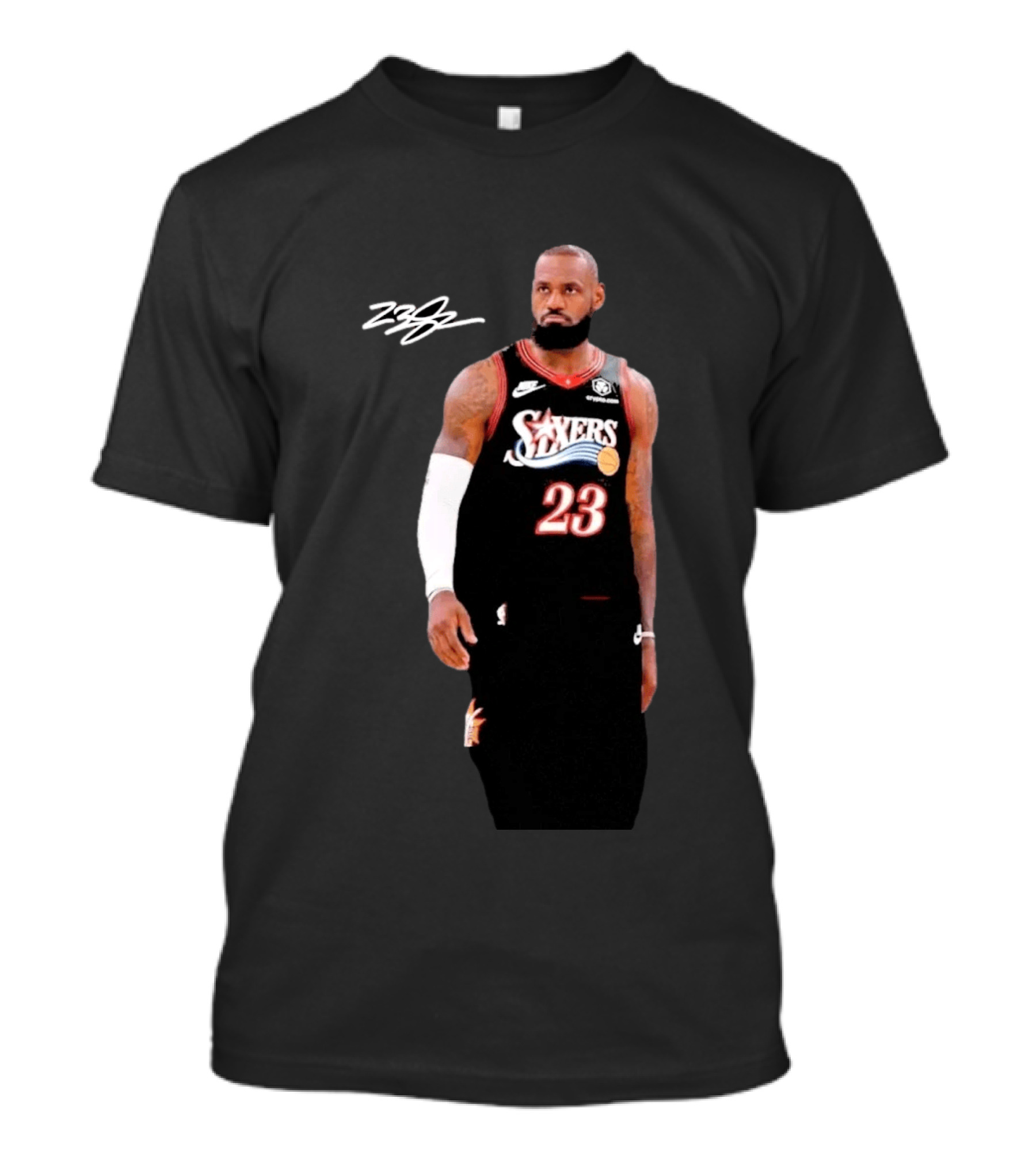 LeBron James Sixers 23 Signature Farewell Last Ride T-Shirt