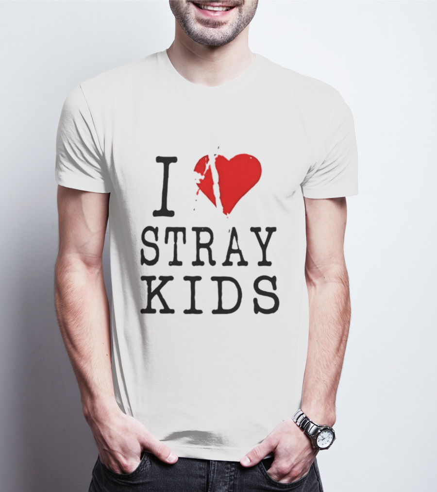 I Love Stray Kids Broken Heart T-Shirt