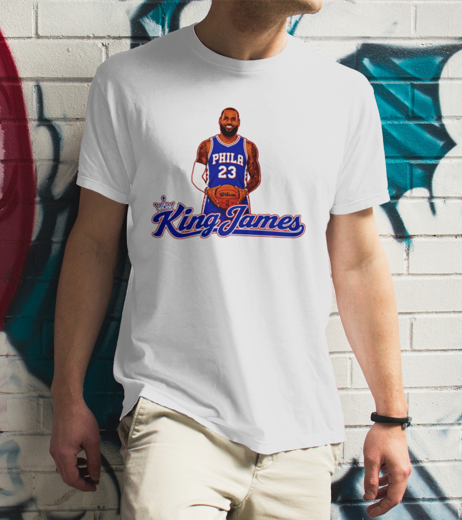 King James Philly 23 Basketball Legend T-Shirt