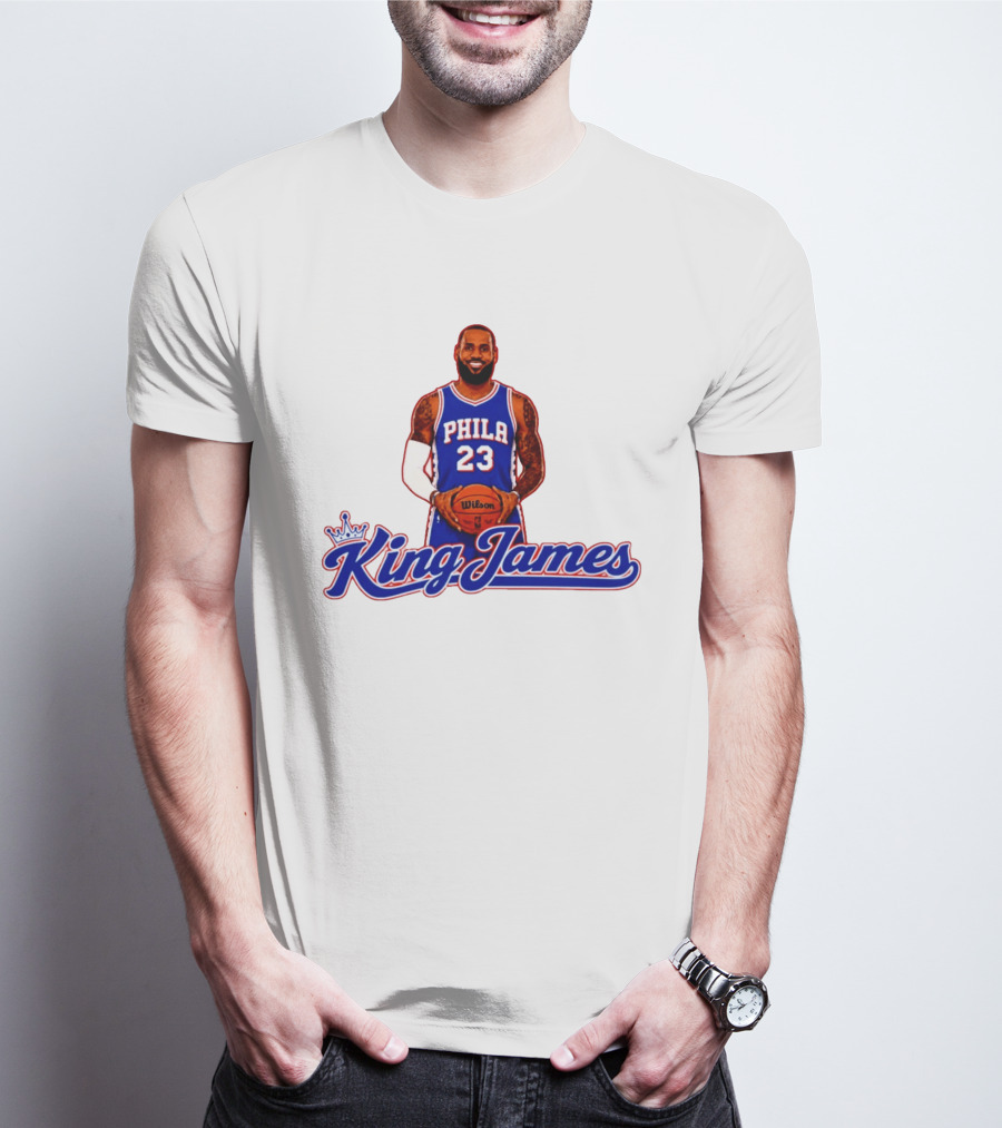 King James Philly 23 Basketball Legend T-Shirt