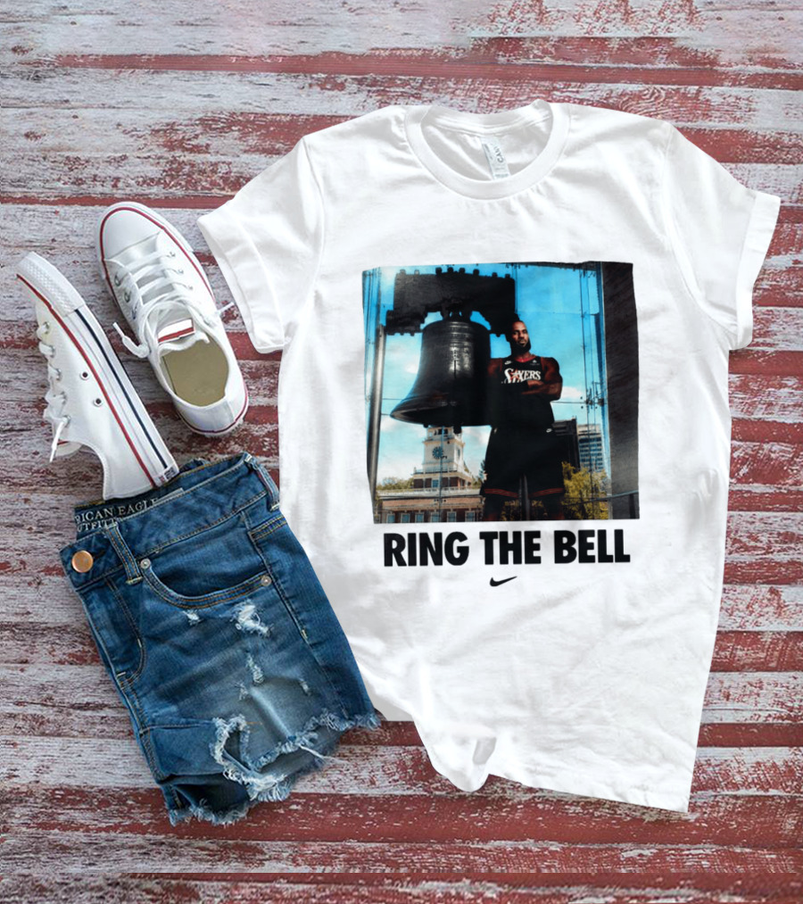 LeBron James Sixers Liberty Bell Ring The Bell T-Shirt