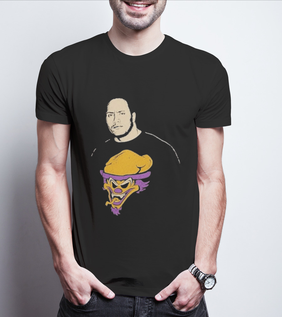 Dwayne Johnson The Rock Insane Clown Posse Collaboration T-Shirt