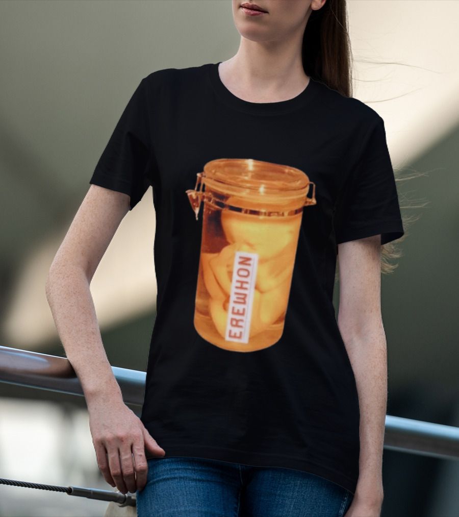 Erewhon Baby Jar Conceptual Artwork In Glass Container T-Shirt