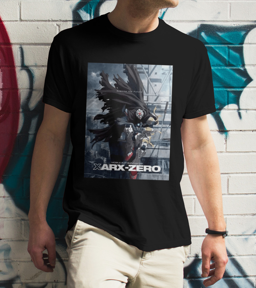 Rewrite The Future Mobile Suit Gundam RG Xarx Zero New Series T-Shirt
