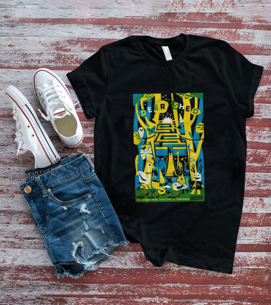 Deer Shed 2026 Baldersby Park Topcliffe N Yorkshire Festival T-Shirt