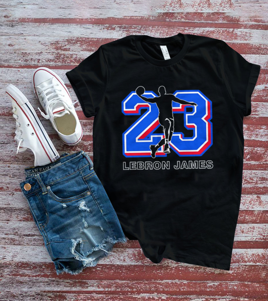 LeBron James 23 Basketball Dunk T-Shirt