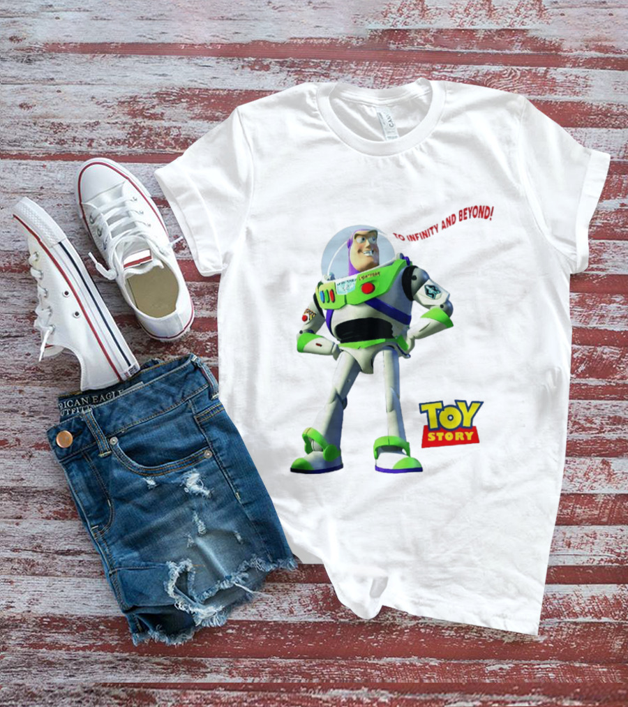 Buzz Lightyear To Infinity And Beyond Toy Story Pixar T-Shirt