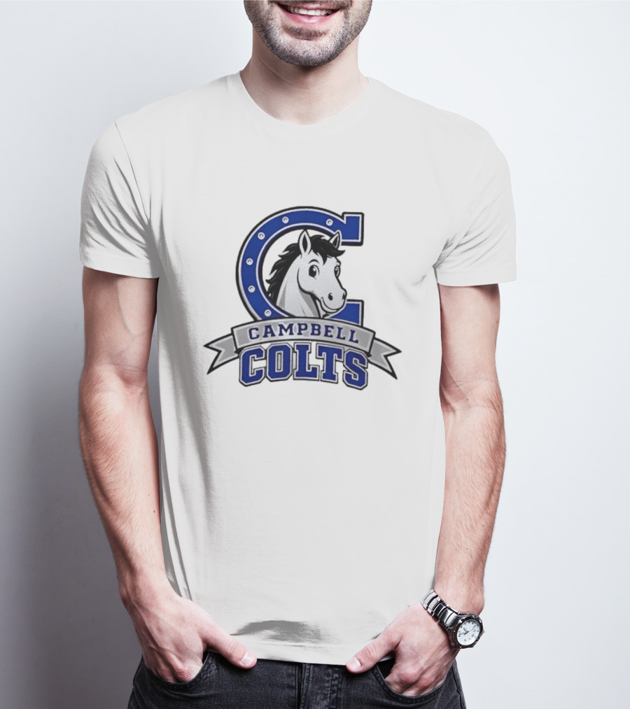 Campbell Colts Athletic Horse T-Shirt