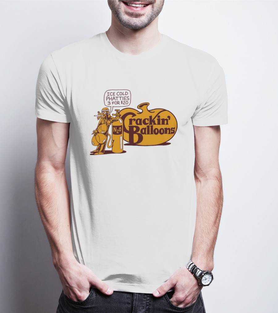 Cracker Barrel Crackin' Balloons Ice Cold Phatties N2O 3 For $20 T-Shirt