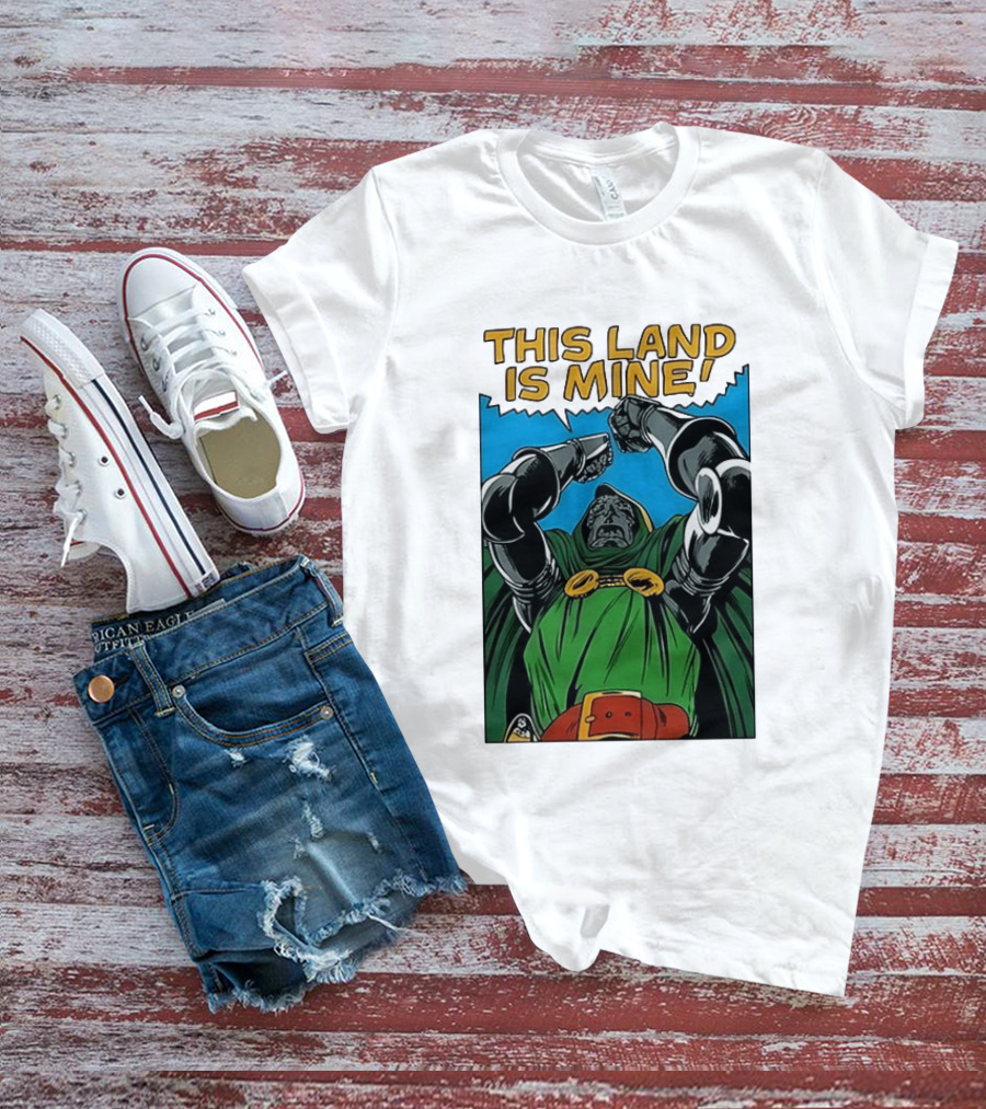 Doctor Doom Marvel Studios This Land Is Mine Vintage Comic T-Shirt