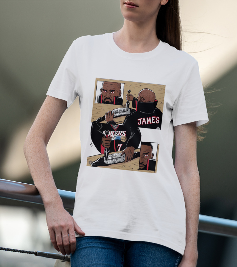 James Sixers 17 Basketball Comic T-Shirt