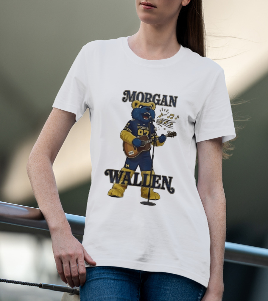 Michigan 97 Football Mascot Morgan Wallen Still The Problem Tour 2026 T-Shirt