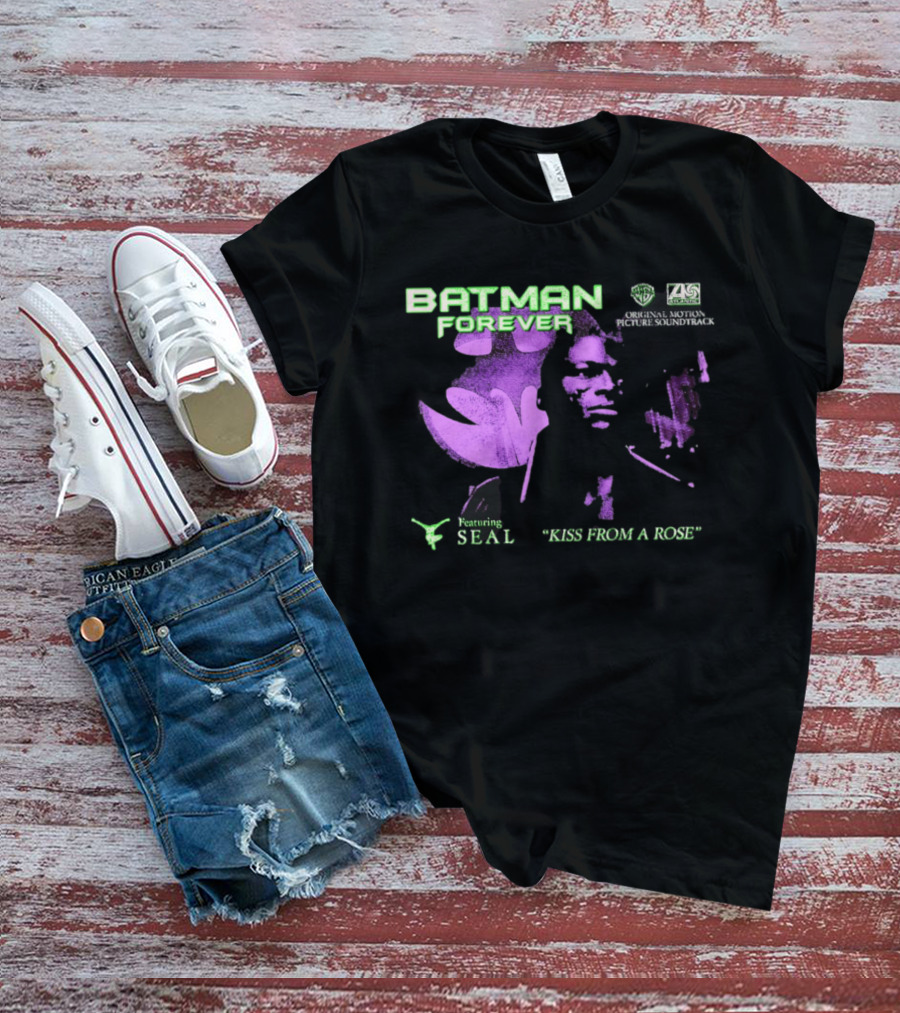 Batman Forever Original Motion Picture Soundtrack Kiss From A Rose Featuring Seal T-Shirt