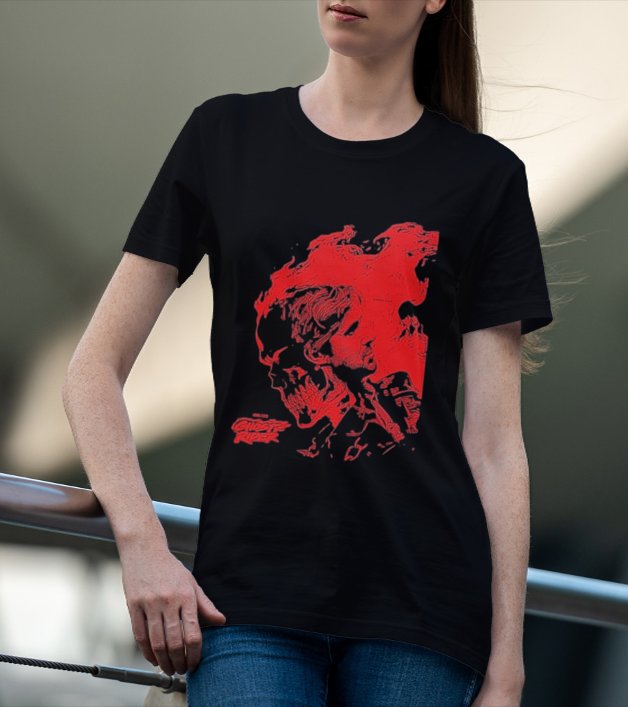 Ryan Gosling Marvel Studios Ghost Rider 2028 Movie Skeleton Flame T-Shirt