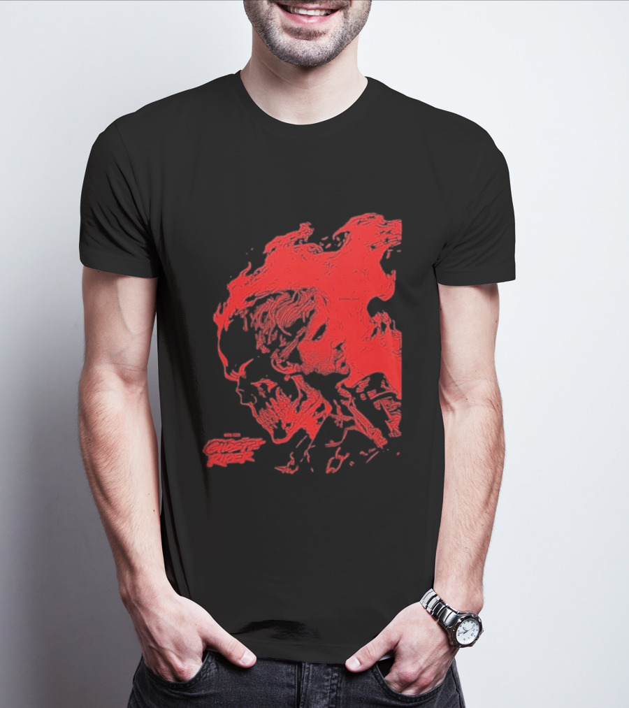 Ryan Gosling Marvel Studios Ghost Rider 2028 Movie Skeleton Flame T-Shirt