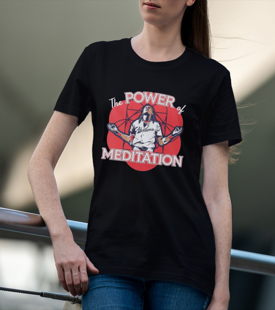 The Power Of Meditation CJ Abrams Washington Nationals T-Shirt
