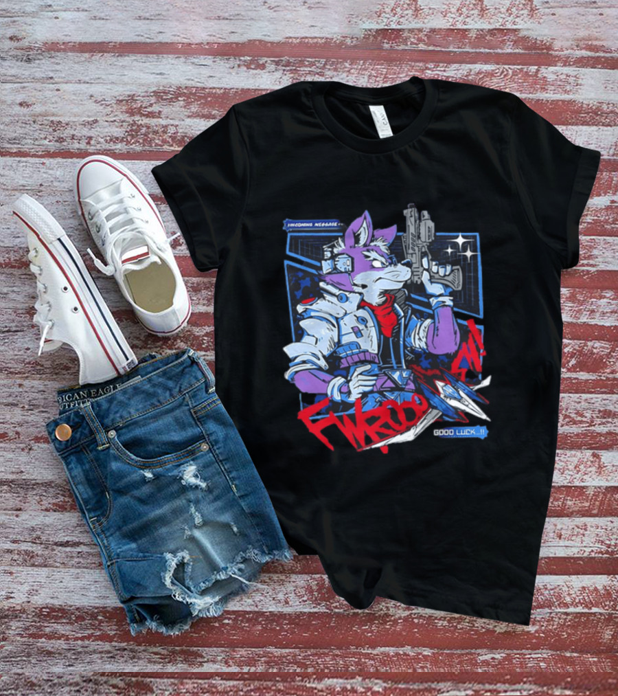 Incoming Message Fwooom Good Luck Star Fox Gaming T-Shirt