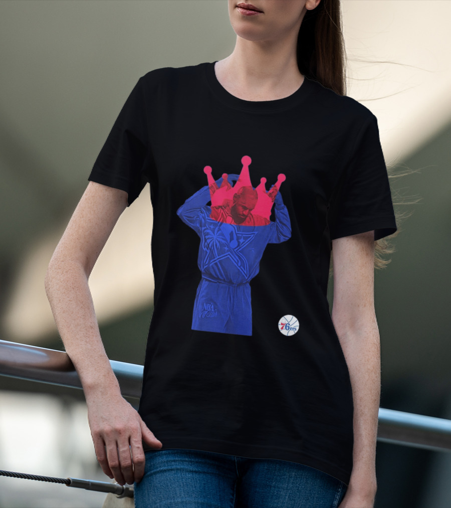 NBA All Star King LeBron James Philadelphia 76ers Season T-Shirt