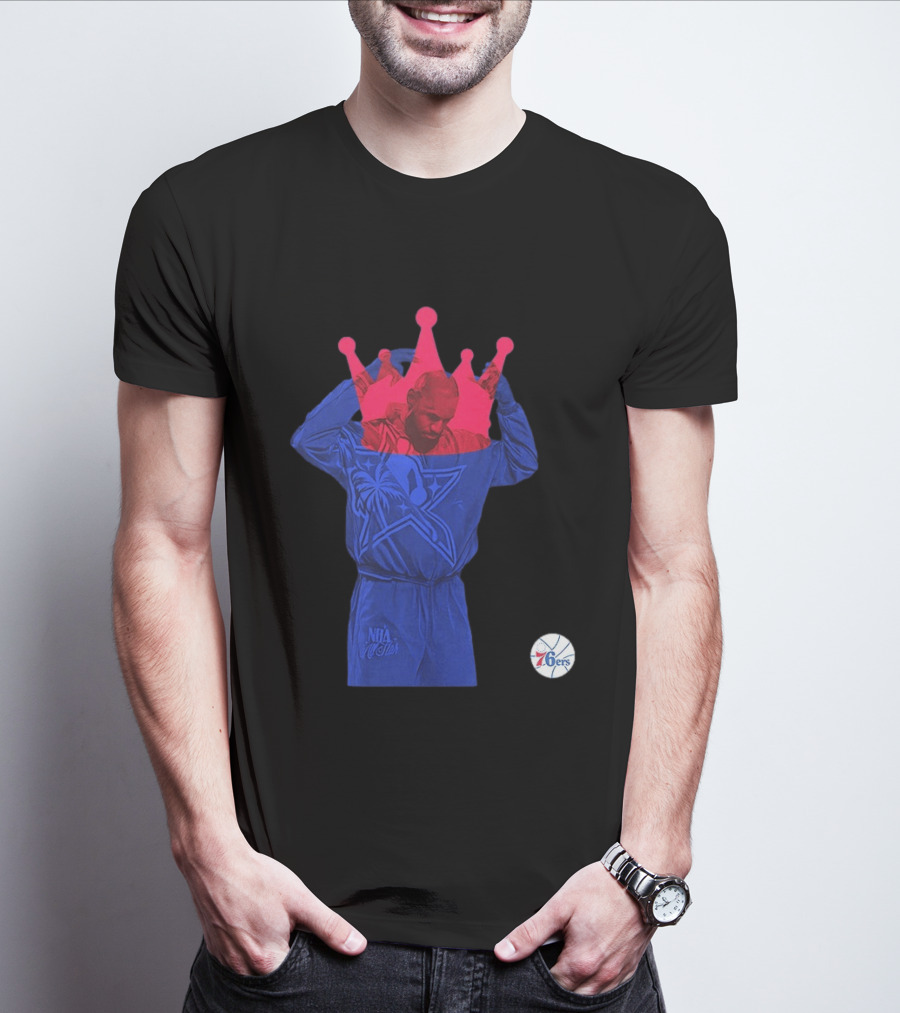 NBA All Star King LeBron James Philadelphia 76ers Season T-Shirt