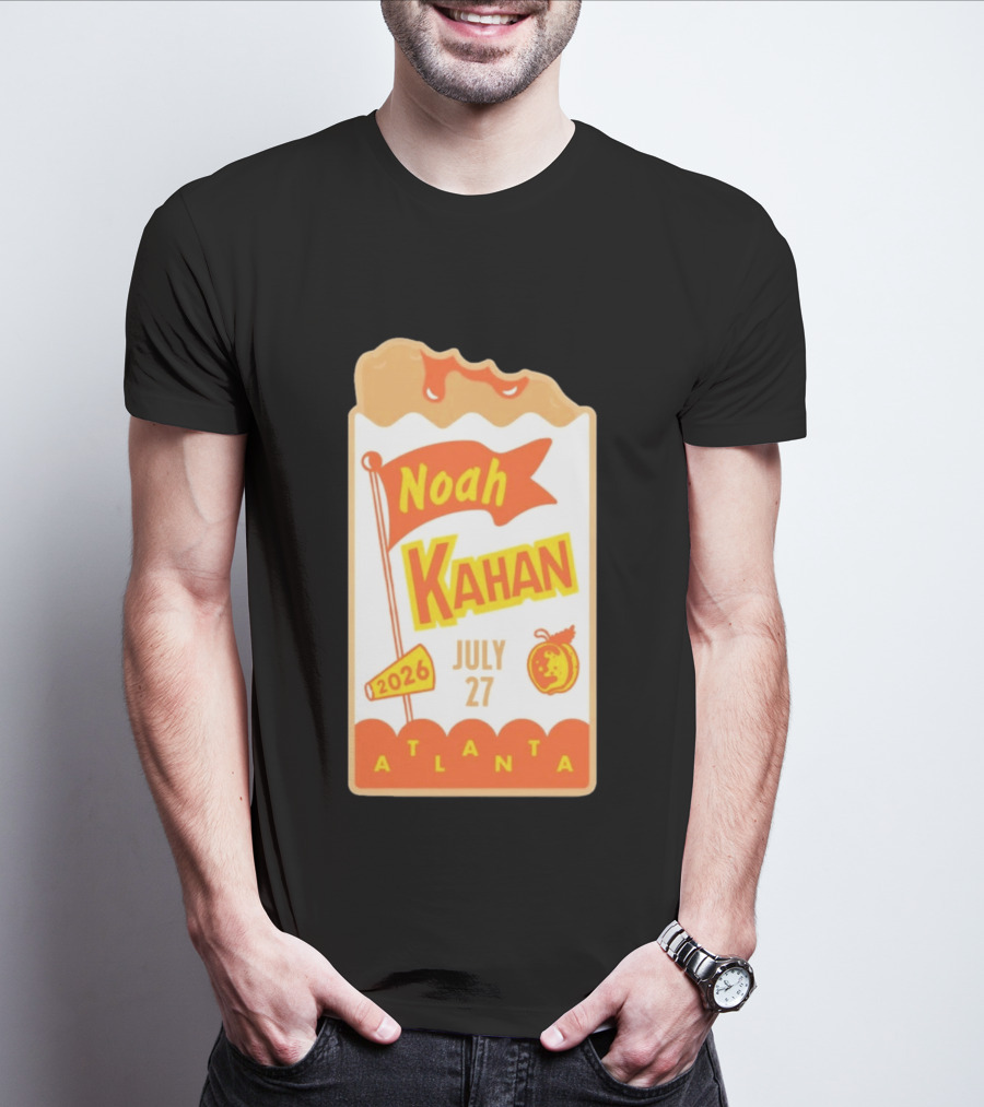 Noah Kahan Atlanta July 27 2026 Event T-Shirt