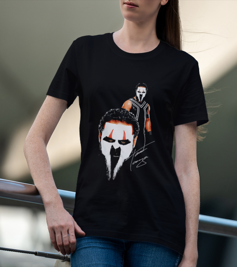 Tama Tonga Face Paint Mask Wrestler Signature T-Shirt