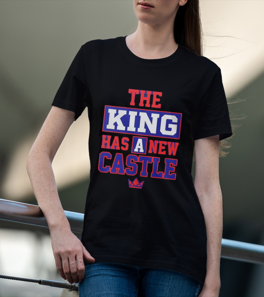 The King Has A New Castle LeBron James Philadelphia 76ers NBA 2026 T-Shirt