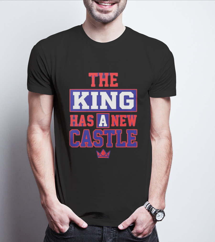 The King Has A New Castle LeBron James Philadelphia 76ers NBA 2026 T-Shirt
