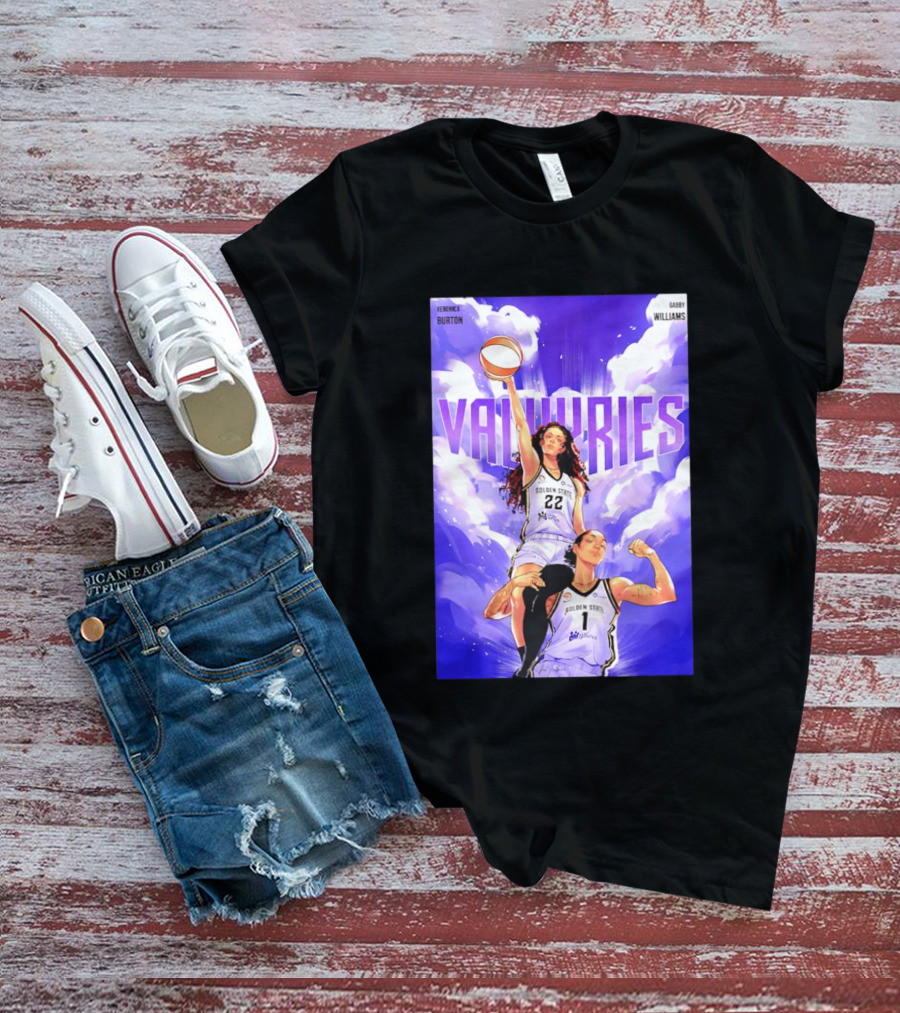 Veronica Burton Gabby Williams Golden State Valkyries Basketball Future T-Shirt