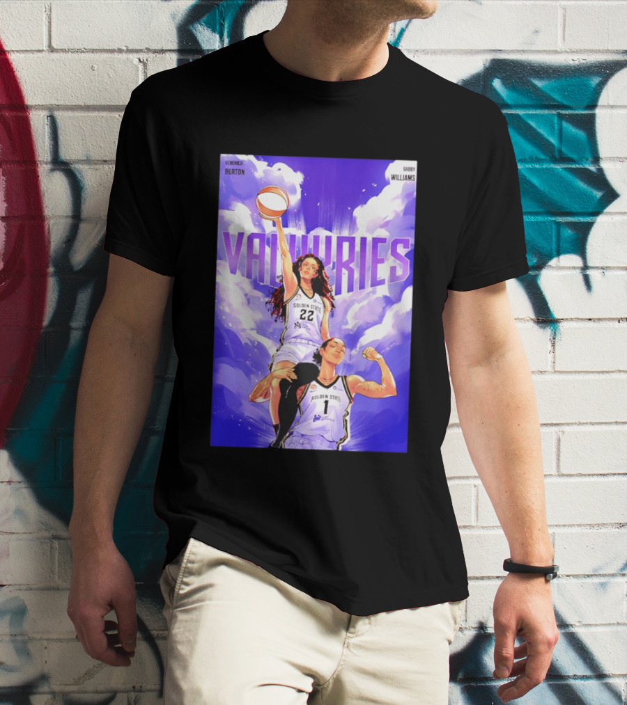 Veronica Burton Gabby Williams Golden State Valkyries Basketball Future T-Shirt