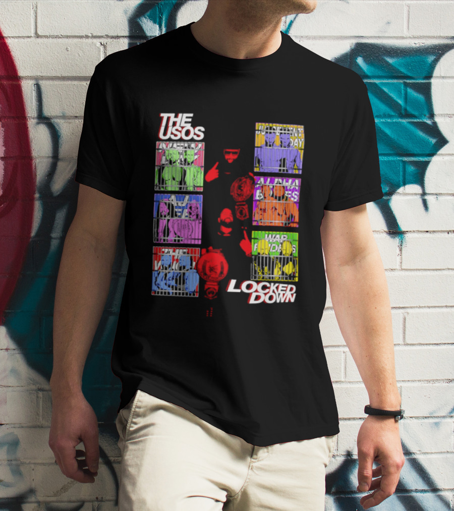 The Usos Locked Down WWE The Judgment Day New Day Alpha Academy T-Shirt