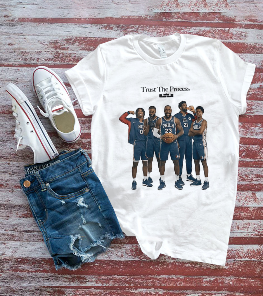 Trust The Process Philly Basketball Team Players T-Shirt