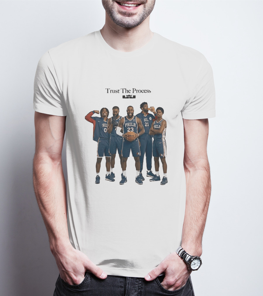 Trust The Process Philly Basketball Team Players T-Shirt