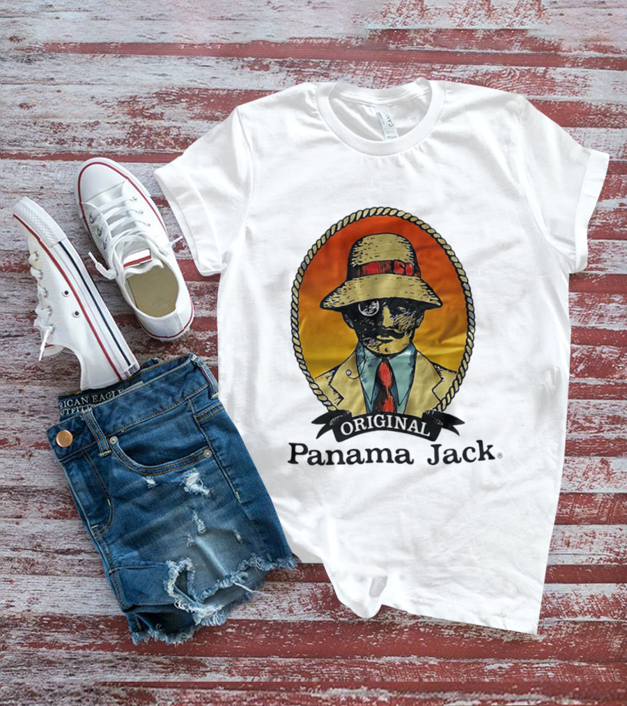 Original Panama Jack Man With Hat And Monocle T-Shirt