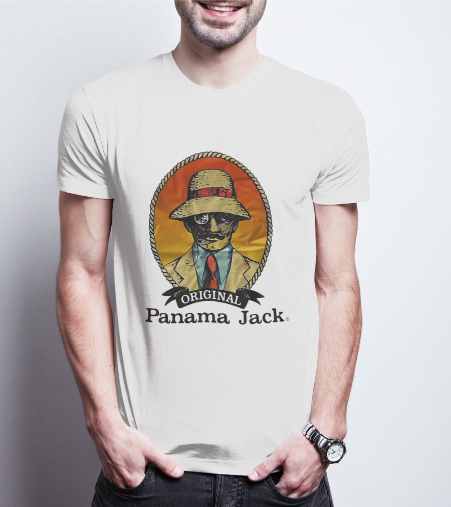 Original Panama Jack Man With Hat And Monocle T-Shirt