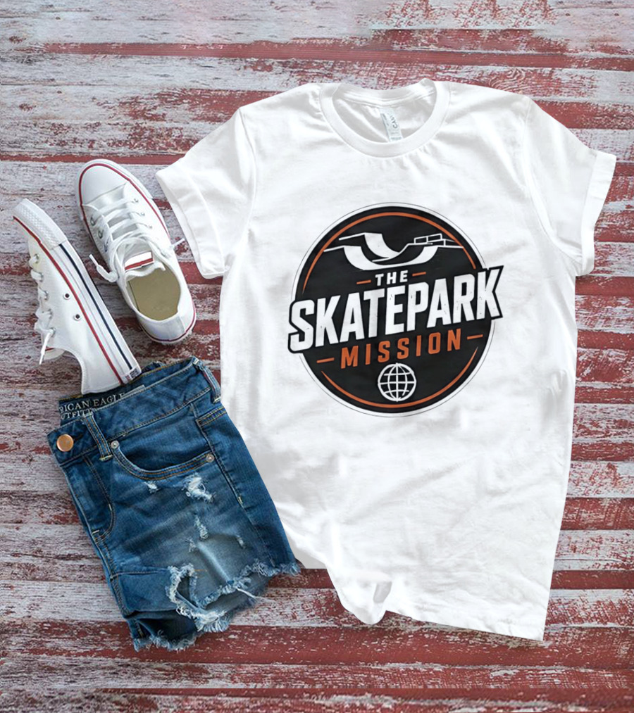 The Skatepark Mission Adventure With Ramp And Globe T-Shirt