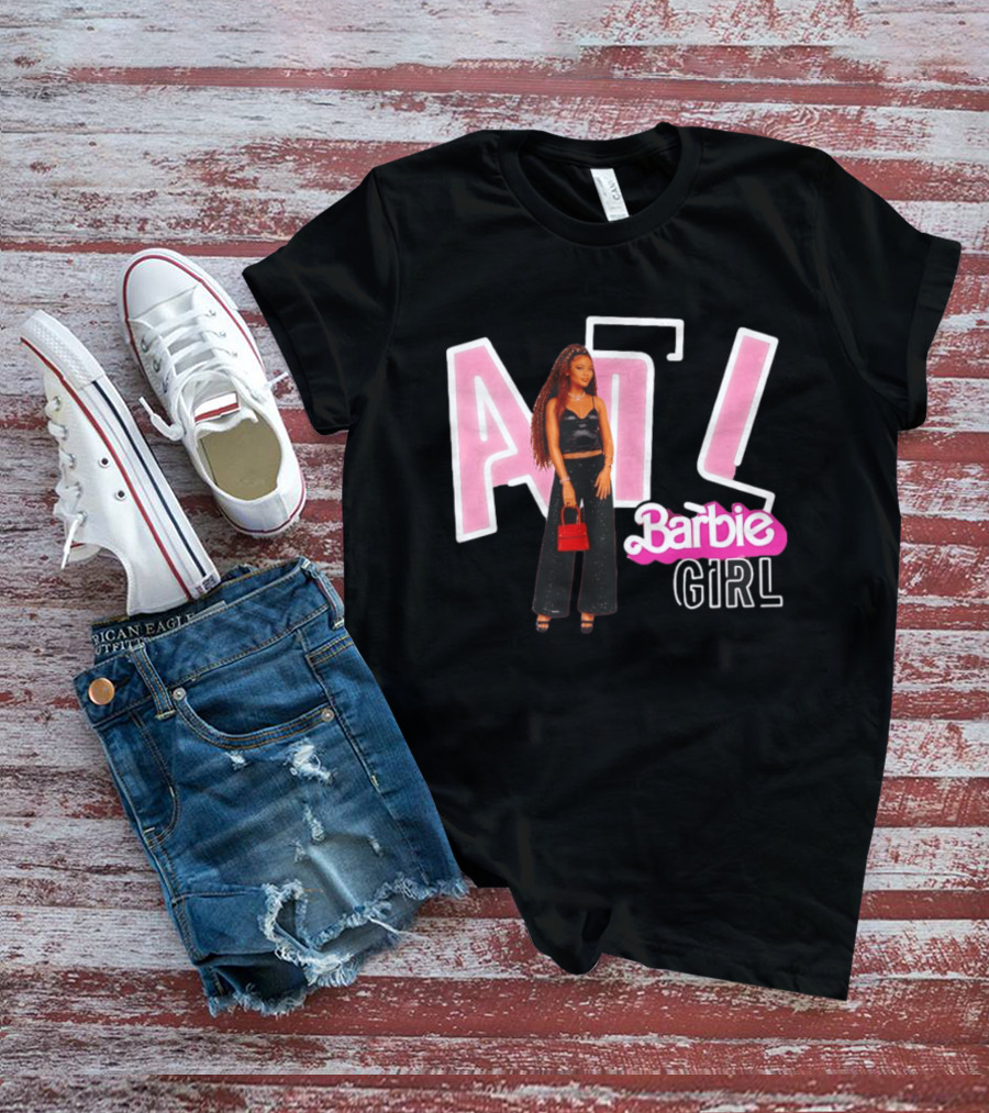 Barbie Girl ATL Angel Reese Atlanta Dream Basketball WNBA 2026 T-Shirt