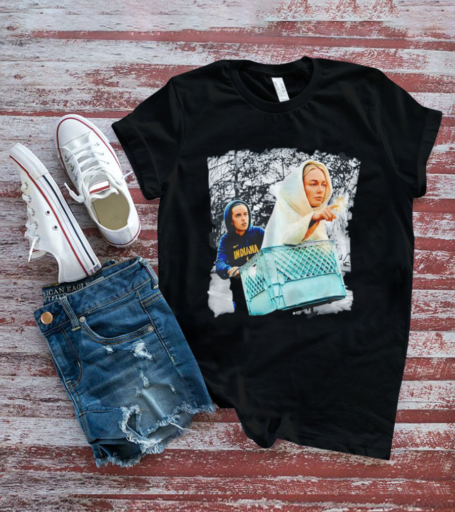 Caitlin Clark Sophie Cunningham ET Indiana Fever Basketball Iconic Movie Mashup 2026 T-Shirt