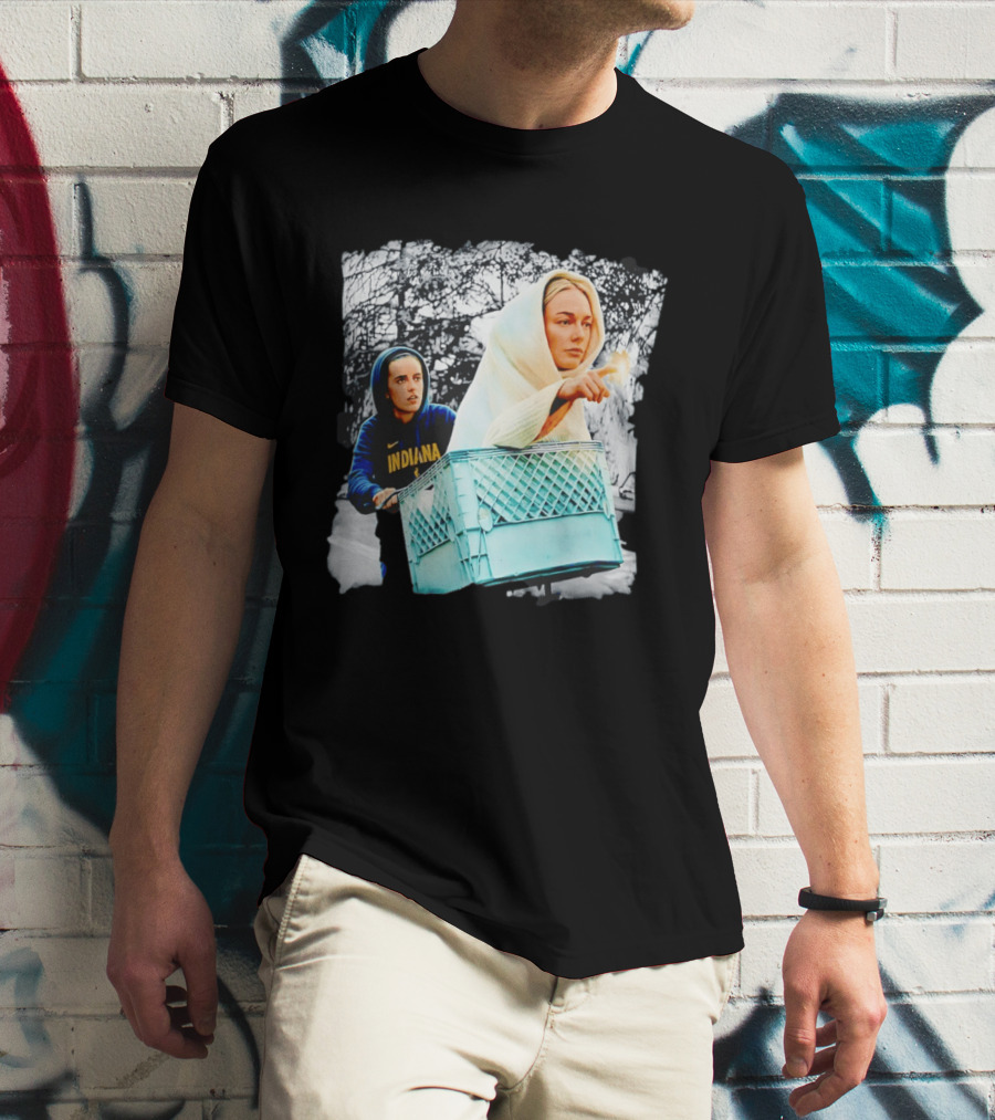 Caitlin Clark Sophie Cunningham ET Indiana Fever Basketball Iconic Movie Mashup 2026 T-Shirt