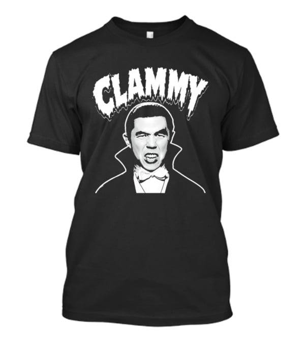 Clammy Dracula Vampire Halloween Costume T-Shirt