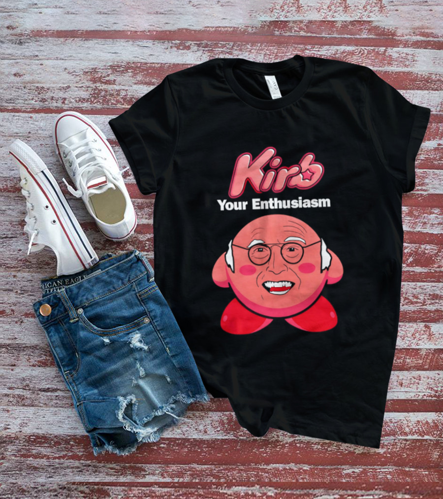 Kirb Your Enthusiasm Kirby Larry David T-Shirt