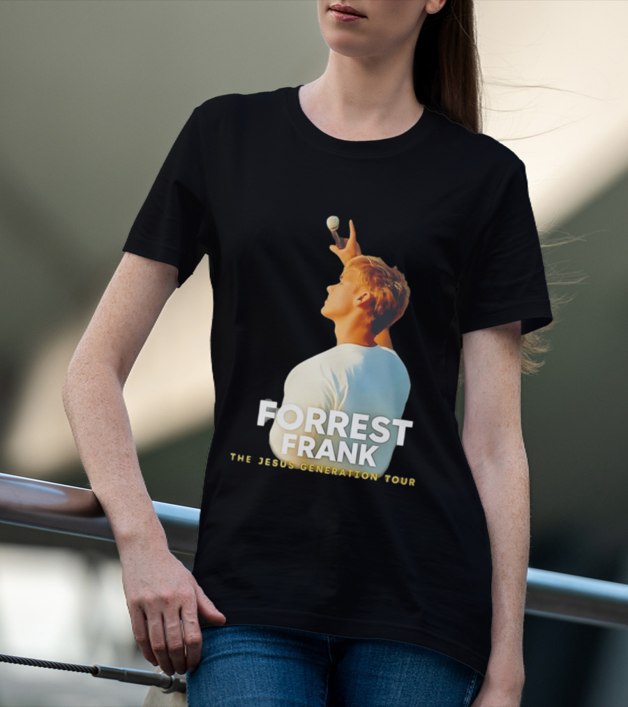 Forrest Frank The Jesus Generation Tour Microphone Pose T-Shirt