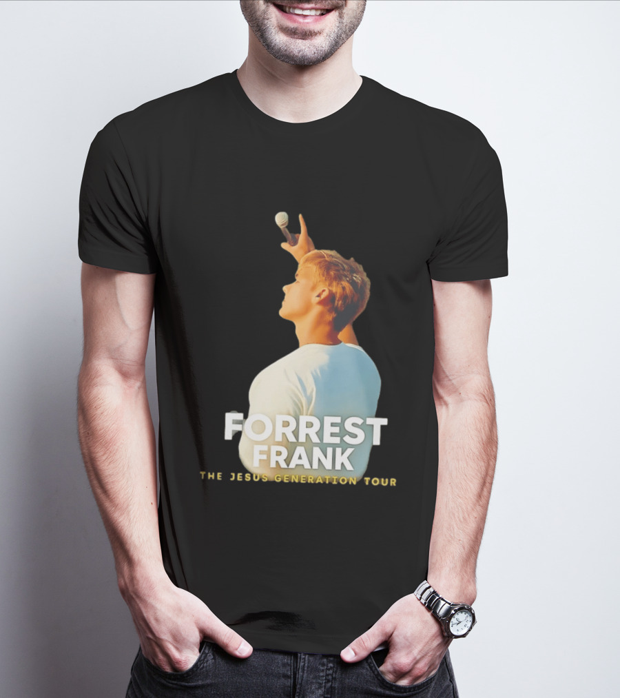 Forrest Frank The Jesus Generation Tour Microphone Pose T-Shirt