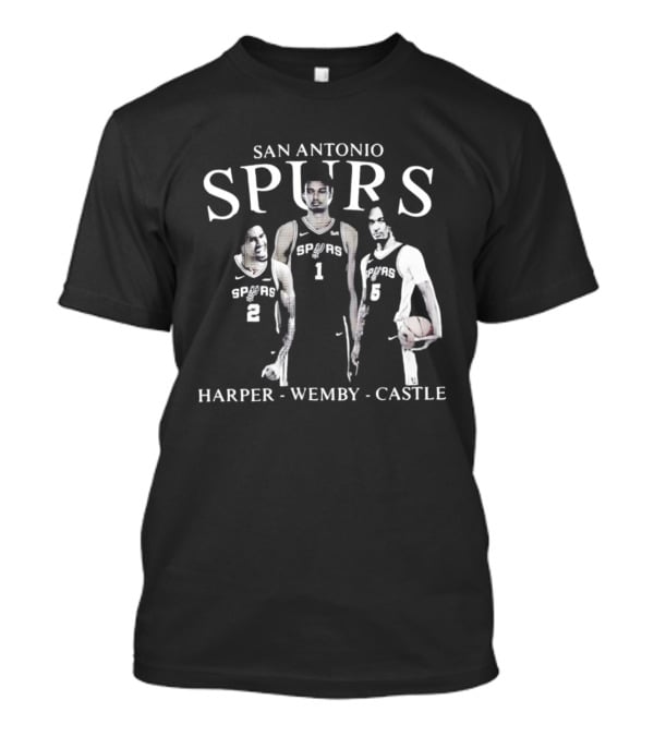 San Antonio Spurs Harper Wemby Castle T-Shirt
