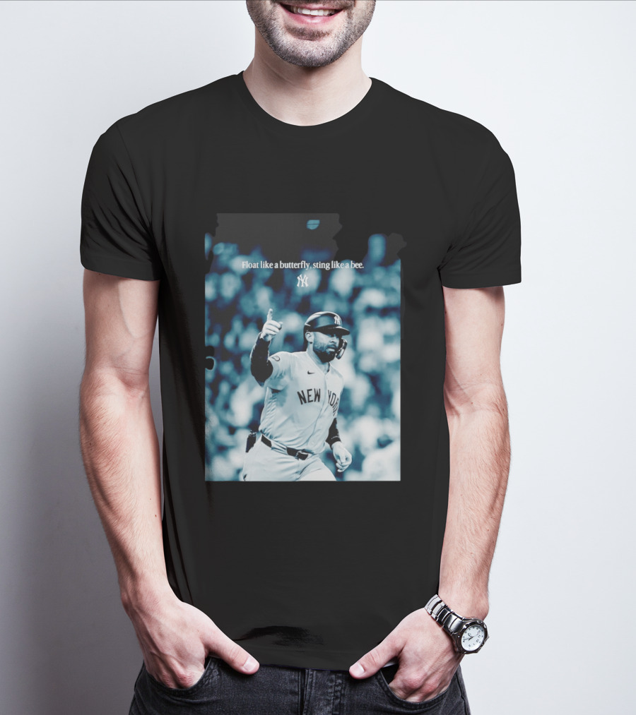 New York Yankees Float Like A Butterfly Sting Like A Bee T-Shirt