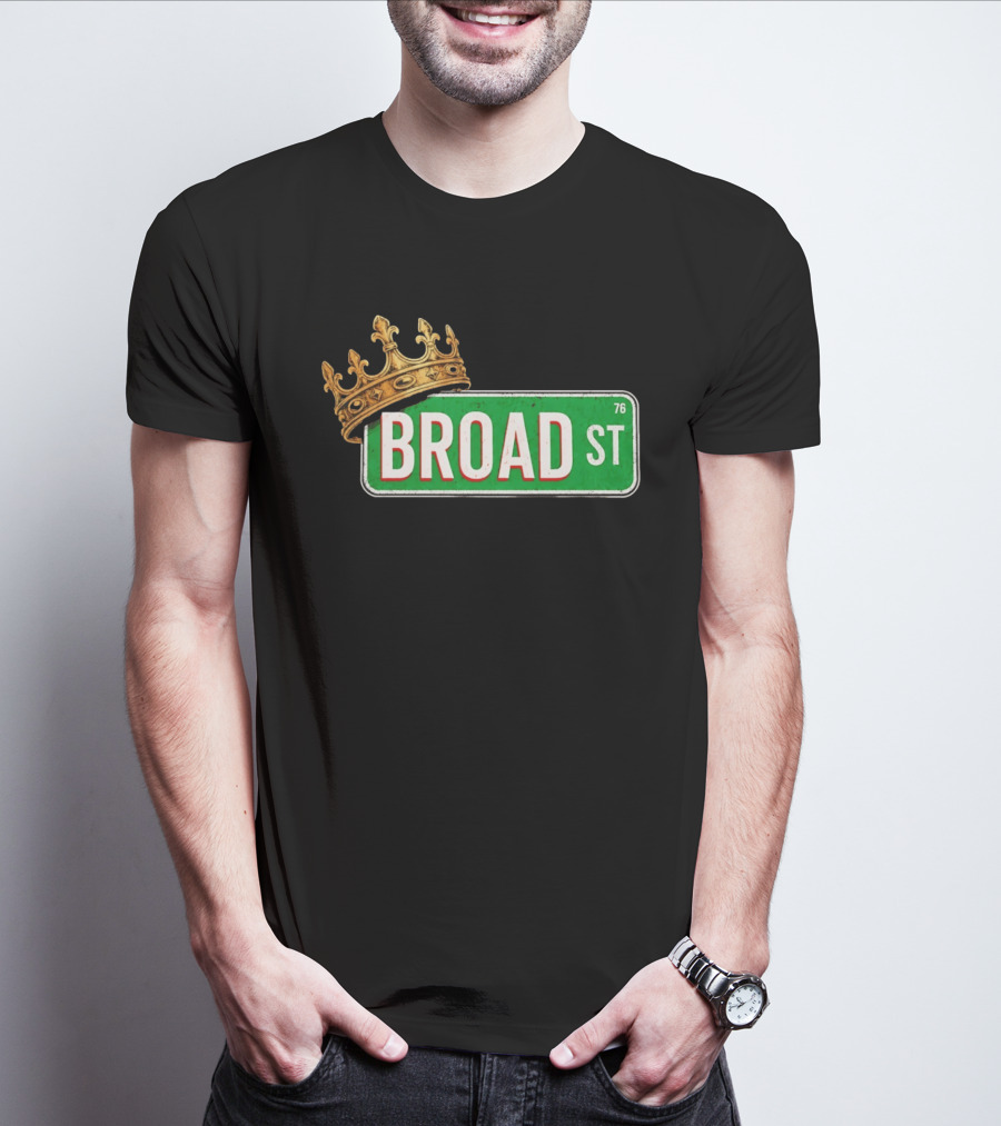 Philadelphia 76ers Broad Street 76 King Crown T-Shirt