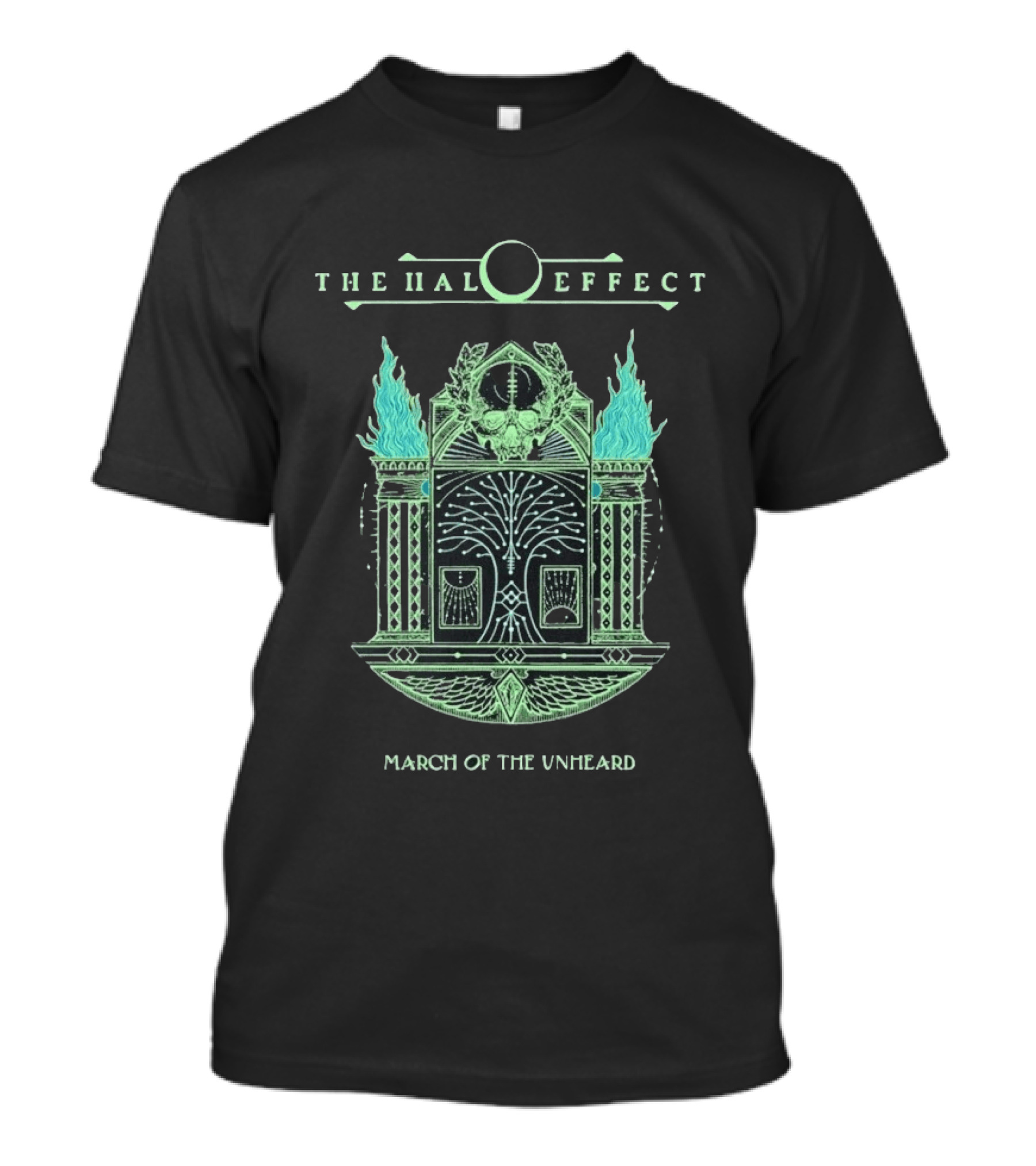 The Halo Effect March Of The Unheard Mystical Portal And Flames T-Shirt