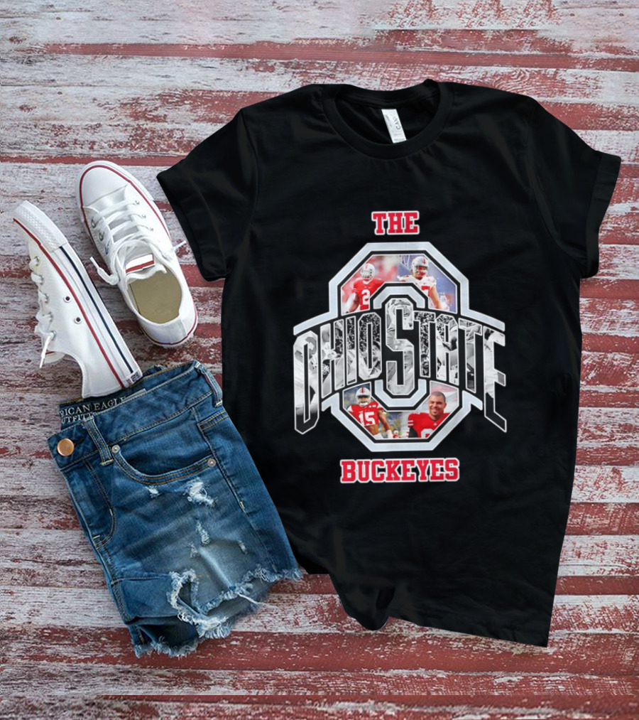 Ohio State Buckeyes Football Collage Ohio State T-Shirt